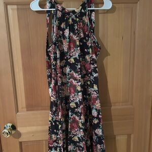 Flirty Floral Sleeveless Dress